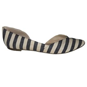 BCBG Paris - Striped Flat Shoes - 7.5 - LN